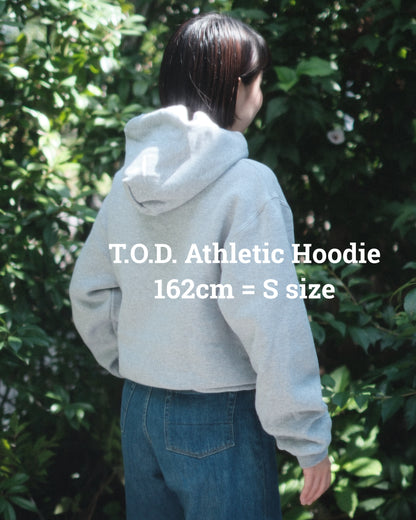 【T.O.D. Sportswear】TOD ATHLETIC HOODIE,NAVY