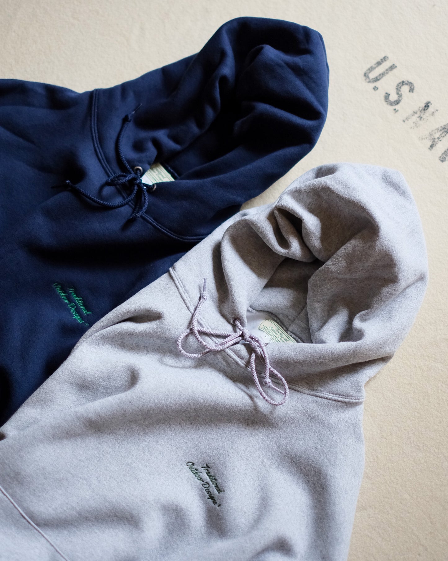 【Traditional Outdoor Designs®】TOD ATHLETIC HOODIE,GREY