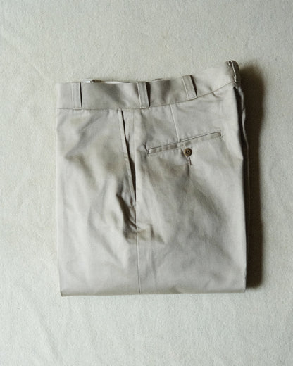 【TOD TRADITIONAL TROUSERS】M1968 CHINO COTTON TWILL, BEIGE