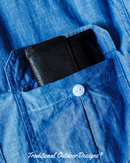 【T.O.D. Outdoorwear Co.】TOD THUNDERCLAP SHIRT DFP LS CHAMBRAY